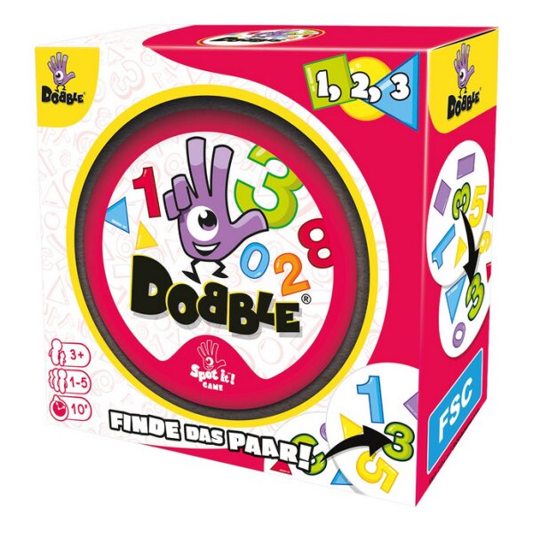 Asmodee ZYGD0032 Dobble 1, 2, 3