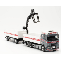 HERPA 316842 Scania CR 20 ND Baustoff-Hängerzug...