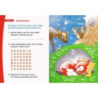 Ravensburger 48890 Leserabe Rätselspaß Zauber-Malrätsel zum Lesenlernen: Im Wald (1. Lesestufe)