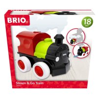 BRIO 30411 BRIO Push & Go Zug mit Dampf