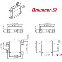 GRAUPNER DES 448 BB MG DIGITAL FLÄCHENSERVO