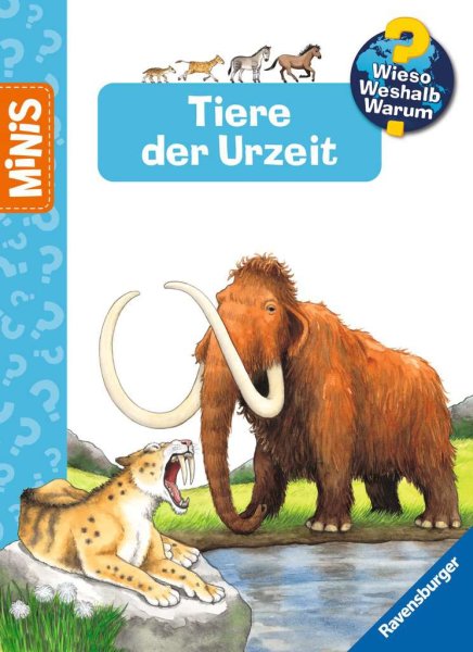 Ravensburger 46333 Ravensburger Minis: Wieso? Weshalb? Warum? - Tiere der Urzeit