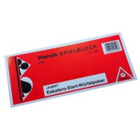 PIATNIK 295997 - Spielblock Super-Eskalero-Poker-Block