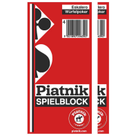 PIATNIK 296598 - Spielblock Eskalero-Yatzee-Block,...