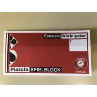 PIATNIK 296598 - Spielblock Eskalero-Yatzee-Block,...