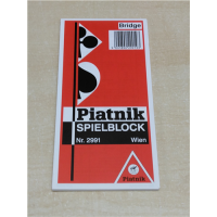 PIATNIK 299193 - Spielblock Bridgeblock groß