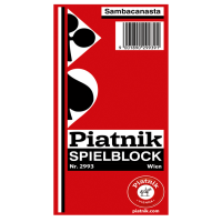PIATNIK 299391 - Spielblock Sambacanastablock