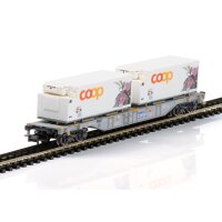 Minitrix Containertragwagen Lebensmittel Spur N