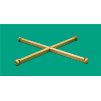 TINDERBOX GAMES 550075 - Scrabble Drehteller aus Holz