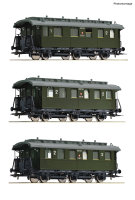 ROCO 6200059 3-tlg. Set: Personenwagen, PKP