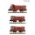 Fleischmann 6660034 3-tlg. Set: Offene Güterwagen, FS