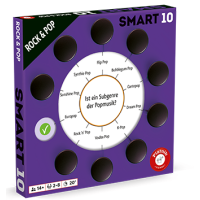 PIATNIK 725098 Smart 10 Themenfragen Pop & Rock