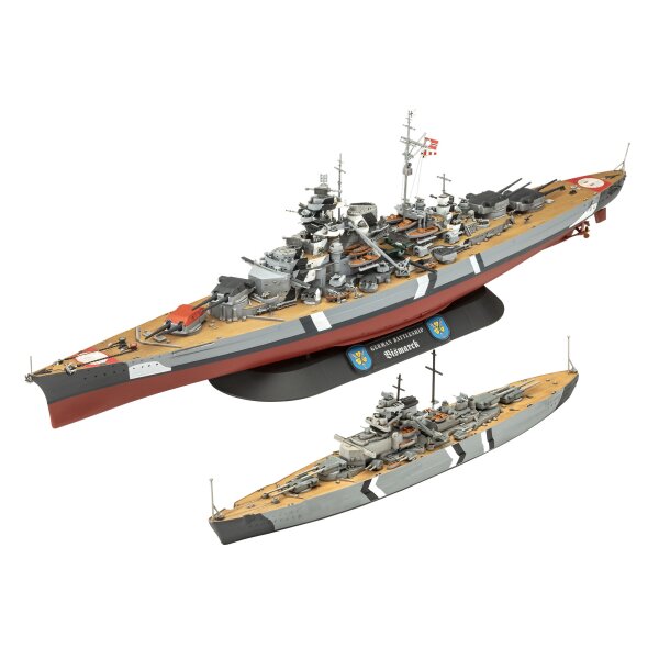 REVELL 05637 Geschenkset  The Legendary Bismarck (1:700&1:1200)