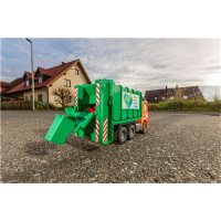 CARSON 500907672 1:20 MB Arocs Müllwagen 100% RTR