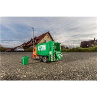 CARSON 500907672 1:20 MB Arocs Müllwagen 100% RTR