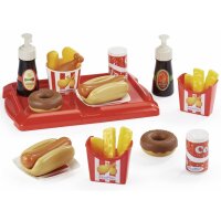 Ecoiffier 7600002423 Spielgeschirr Box Hot Dog Set