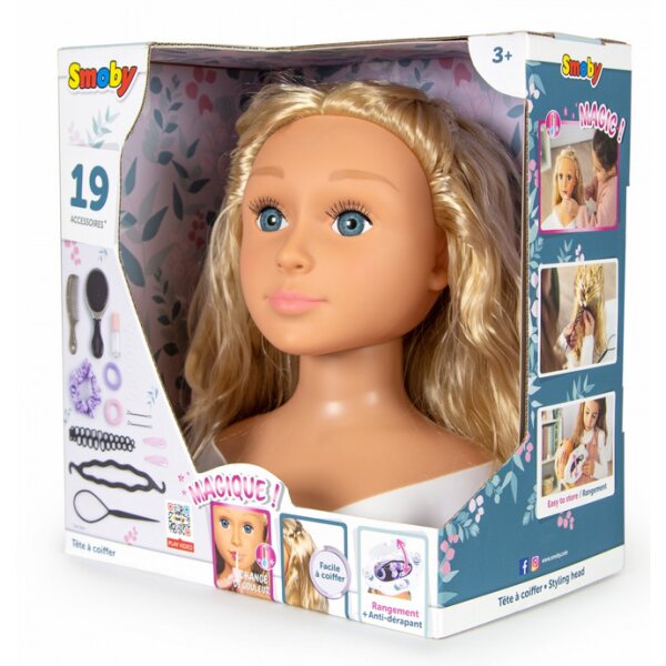 Smoby 7600320317 My Beauty Frisierkopf blond