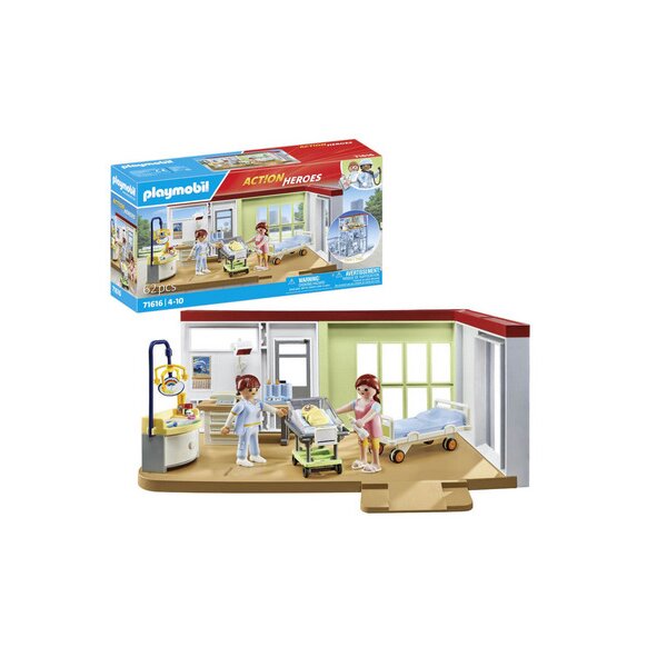 PLAYMOBIL 71616 Entbindungsstation - Action Heroes