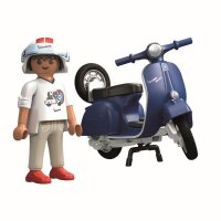 PLAYMOBIL 71622 - 1969 Vespa 150 Sprint Veloce, Blau - Vespa