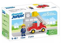 PLAYMOBIL 71683 JUNIOR: Feuerwehrleiterfahrzeug