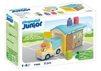 PLAYMOBIL 71686 JUNIOR: LKW mit Sortiergarage