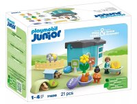 PLAYMOBIL 71690 JUNIOR: Tierpension mit Futterspender -...