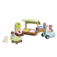 PLAYMOBIL 71691 JUNIOR: Bio-Marktstand & Gabelstapler...