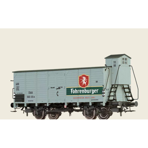 Brawa 50772 Gedeckter Güterwagen als Bierwagen, Epoche III, Spur H0