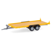 HERPA 052450-003 PKW-Transportanhänger 2-achs, gelb