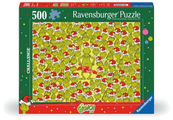 Ravensburger 12001224 Merry Grinchmas Challenge -Teile 500