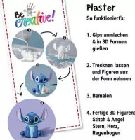 Ravensburger 23877 BeCreative Bastelset Gipsgießen Disney Stitch