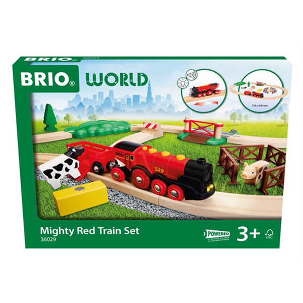 BRIO 36029 Rote Lola Bauernhof Zugset