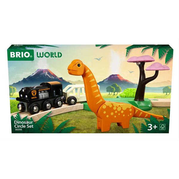 BRIO 36098 Dinosaurier Bahn Set