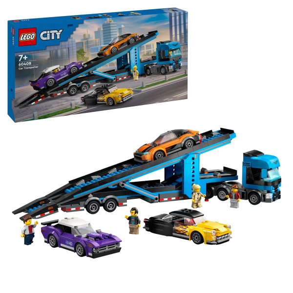 LEGO® 60408 City Autotransporter mit Sportwagen