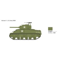 ITALERI 510025751 1:56 US M4 Sherman (75 mm)