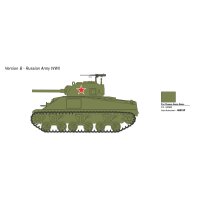ITALERI 510025751 1:56 US M4 Sherman (75 mm)