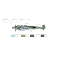 ITALERI 510000049 1:72 Dt. BF-110 C-3/C-4 Zerst