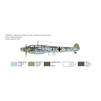 ITALERI 510000049 1:72 Dt. BF-110 C-3/C-4 Zerst