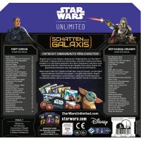 FFG FFGD3706 Star Wars Unlimited - Schatten der Galaxis Zwei-Spieler-Starter