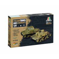ITALERI 510025768 1:56 Italienische Panzer & Se