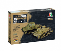 ITALERI 510025768 1:56 Italienische Panzer & Se