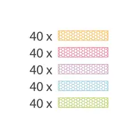 Bioblo 64039 FUN BOX "Pastel-Mix" mit 200 Bausteinen