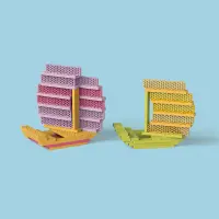 Bioblo 64039 FUN BOX "Pastel-Mix" mit 200 Bausteinen