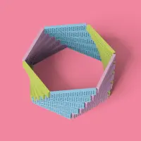 Bioblo 64039 FUN BOX "Pastel-Mix" mit 200 Bausteinen