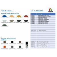 ITALERI 25764 - 1:56 JS-2 Stalin