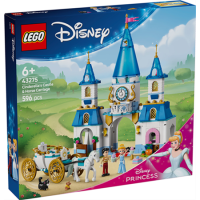 LEGO® 43275 Disney Princess Cinderellas Schloss und Pferdekutsche