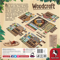Pegasus Spiele 56250G Woodcraft - Brettspiele