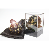 Dice4friends 85995 Dice-Up D50 in Acrylbox + Satinbag -...