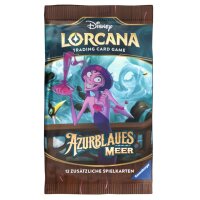 Ravensburger 11098423 Disney Lorcana: Azurblaues Meer - Booster (Deutsch)
