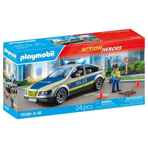 PLAYMOBIL 71729 Polizei Streifenwagen - Action Heroes